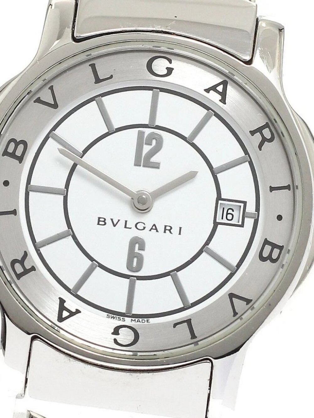 BVLGARI Solo tempo ST29S Date white Dial Quartz Ladies Watch